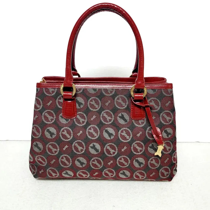 [BUNJANG] GOLD PFEIL Fabric and Leather Tote Bag / 골드파일(GOLD PFEIL) 가방  (독일제)