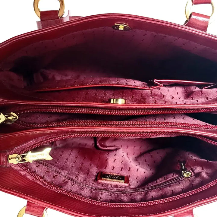 [BUNJANG] GOLD PFEIL Fabric and Leather Tote Bag / 골드파일(GOLD PFEIL) 가방  (독일제)