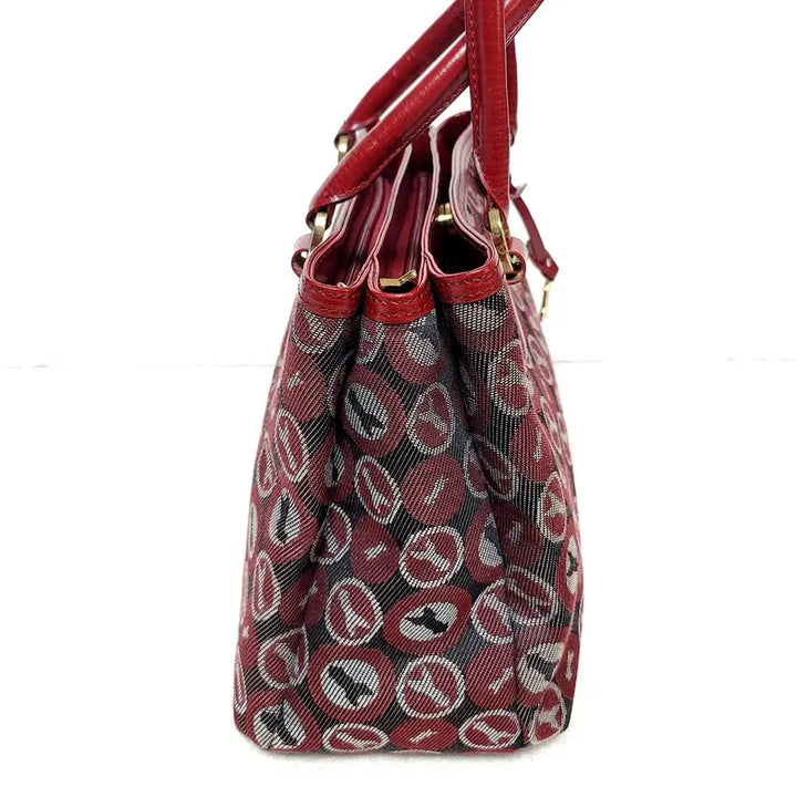 [BUNJANG] GOLD PFEIL Fabric and Leather Tote Bag / 골드파일(GOLD PFEIL) 가방  (독일제)