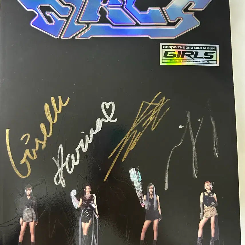 [BUNJANG] aespa Girls Signed Album / aespa Girls 앨범 친필
