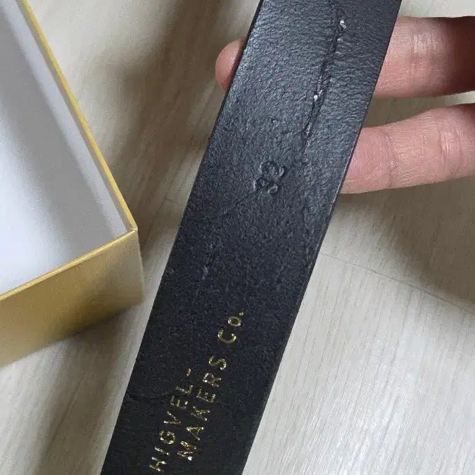 [SOLD OUT] 피그벨 히콕 벨트 블랙