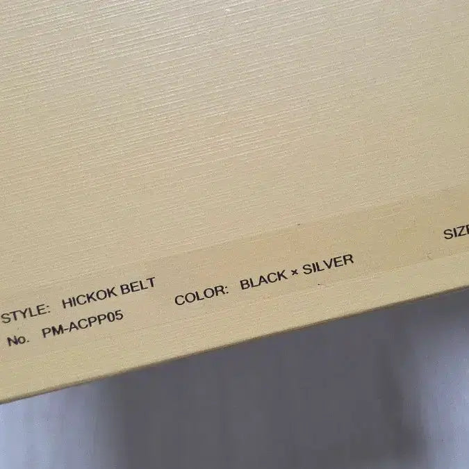 [SOLD OUT] 피그벨 히콕 벨트 블랙
