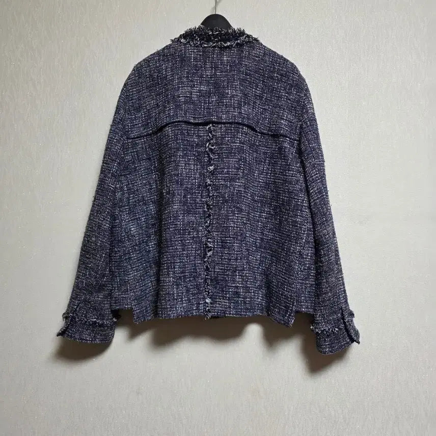 [SOLD OUT] 리스트 트위드 자켓 네이비