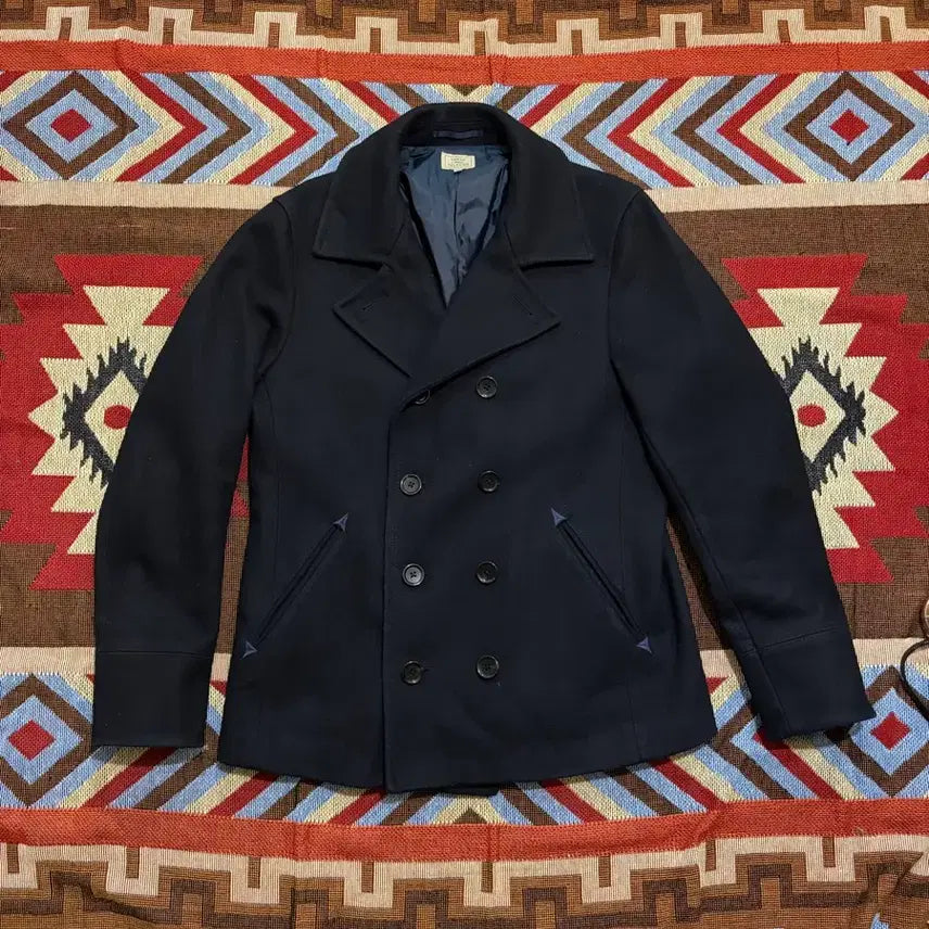 [BUNJANG] United Arrows Green Label Relaxing Pea Coat Navy / 100) 유나이티드 애로우즈 그린라벨릴렉싱 피코트 네이비