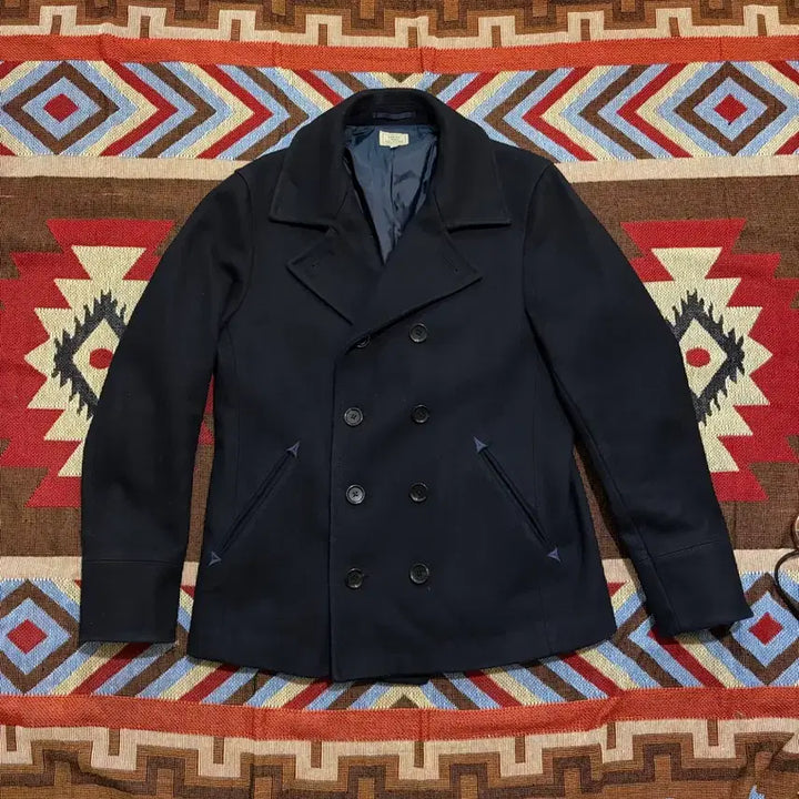 [BUNJANG] United Arrows Green Label Relaxing Pea Coat Navy / 100) 유나이티드 애로우즈 그린라벨릴렉싱 피코트 네이비