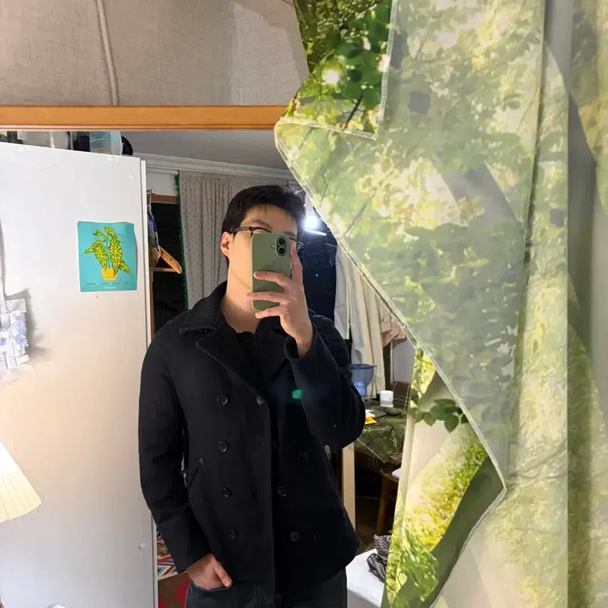 [BUNJANG] United Arrows Green Label Relaxing Pea Coat Navy / 100) 유나이티드 애로우즈 그린라벨릴렉싱 피코트 네이비