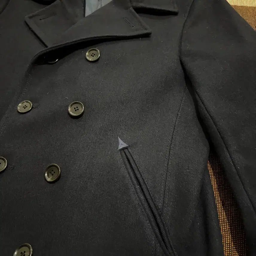 [BUNJANG] United Arrows Green Label Relaxing Pea Coat Navy / 100) 유나이티드 애로우즈 그린라벨릴렉싱 피코트 네이비