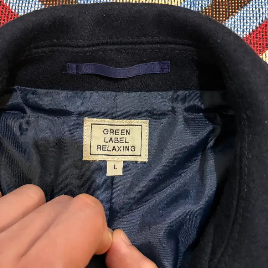 [BUNJANG] United Arrows Green Label Relaxing Pea Coat Navy / 100) 유나이티드 애로우즈 그린라벨릴렉싱 피코트 네이비