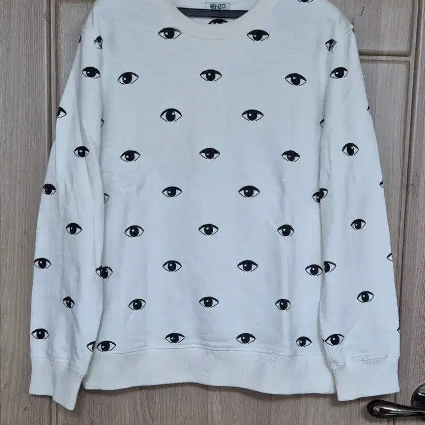 [BUNJANG] Kenzo Eye Pattern Sweatshirt (Unisex) - M / 겐조 아이 패턴 맨투맨(공용가능) M