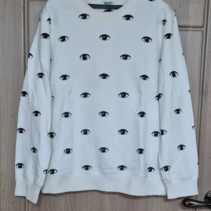 [BUNJANG] Kenzo Eye Pattern Sweatshirt (Unisex) - M / 겐조 아이 패턴 맨투맨(공용가능) M