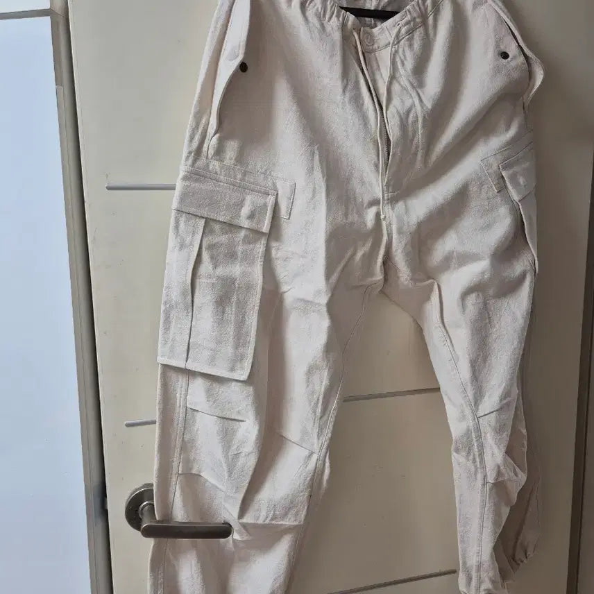 [BUNJANG] Story mfg. Peace Pants - Beige Cargo Pants / story mfg 피스팬츠