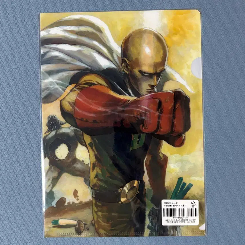 [BUNJANG] One Punch Man Illustration L-Holder File / 원펀맨 일러스트 L홀더 파일