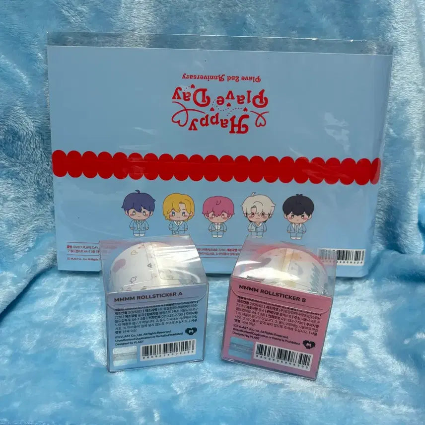 [BUNJANG] PLAVE Happy PLAVE Day Memo Pad + MemeMeme Roll Sticker Bundle Set / 해피플레이브데이 메모지 + 므메미므 롤 스티커 일괄