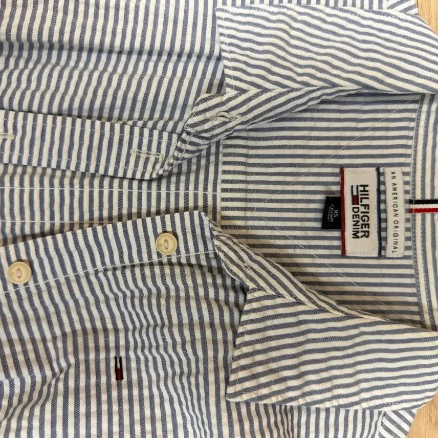 [SOLD OUT] 정품) 타미힐피거 스트라이프 셔츠 원피스 XS