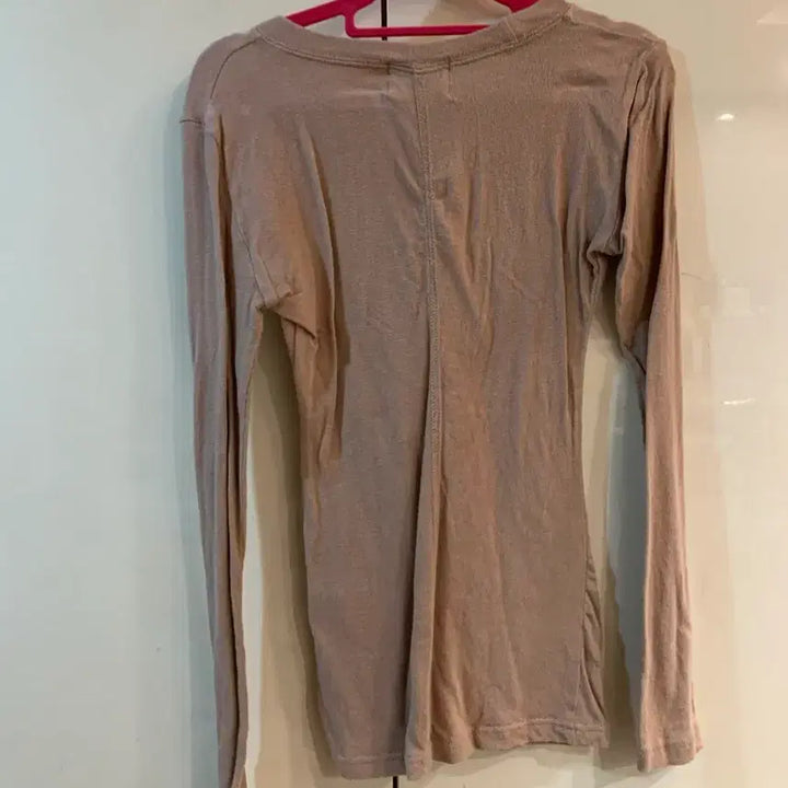 [BUNJANG] Jegoeb Long Sleeve T-shirt Beige / 제곱 긴팔 티셔츠 베이지