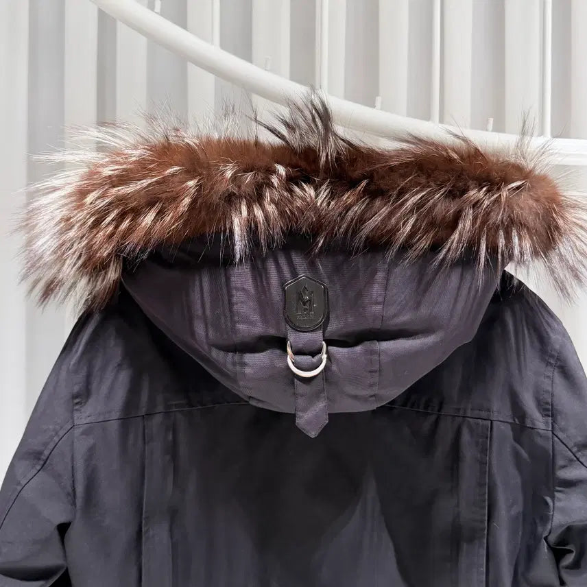 [BUNJANG] Mackage Dixon Silver Fur Padded Jacket / (A+/38) / 맥케이지 딕슨은장 실버퍼 패딩 자켓 블랙