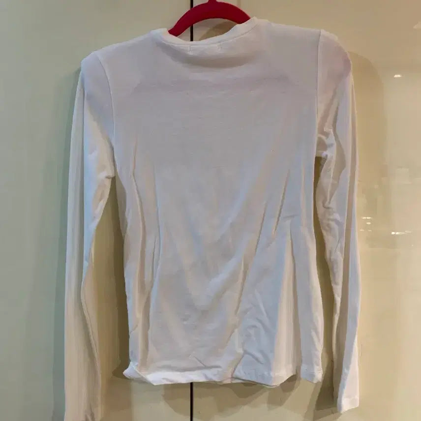[BUNJANG] J.Ridge White Shirred Bustier Long Sleeve T-shirt / 제이릿지 화이트 셔링 뷔스티에 긴팔 티셔츠