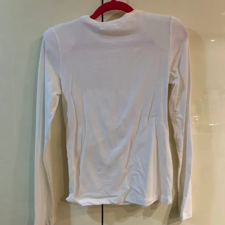 [BUNJANG] J.Ridge White Shirred Bustier Long Sleeve T-shirt / 제이릿지 화이트 셔링 뷔스티에 긴팔 티셔츠