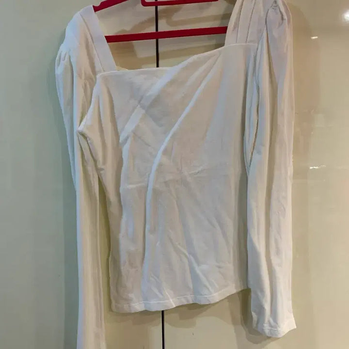 [BUNJANG] Topdressing White Long Sleeve T-Shirt / 탑드레싱 화이트 긴팔 티셔츠