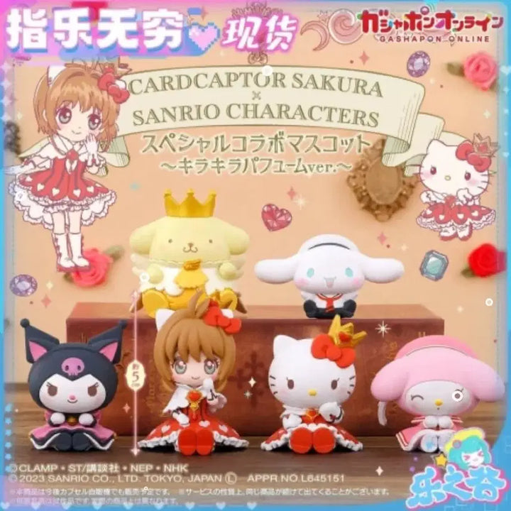 [BUNJANG] Cardcaptor Sakura x Sanrio Sakura My Melody Figure Set / (일괄) 카드캡터 체리 x 산리오 콜라보 사쿠라 마이멜로디 가챠 스탠드