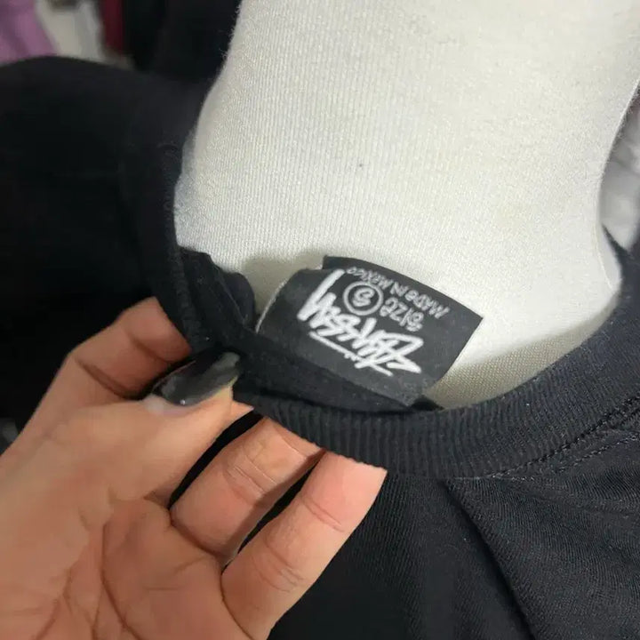 [SOLD OUT] 스투시 블랙 반팔 티셔츠 s사이즈 블랙