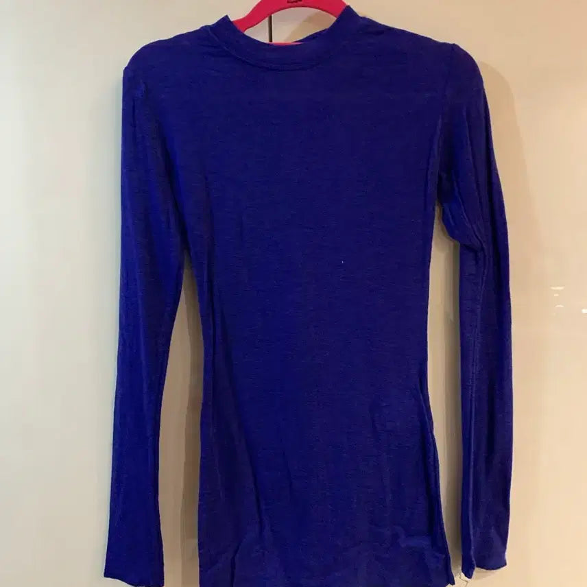 [BUNJANG] JaeGop Blue Long Sleeve T-shirt / 제곱 블루 긴팔 티셔츠