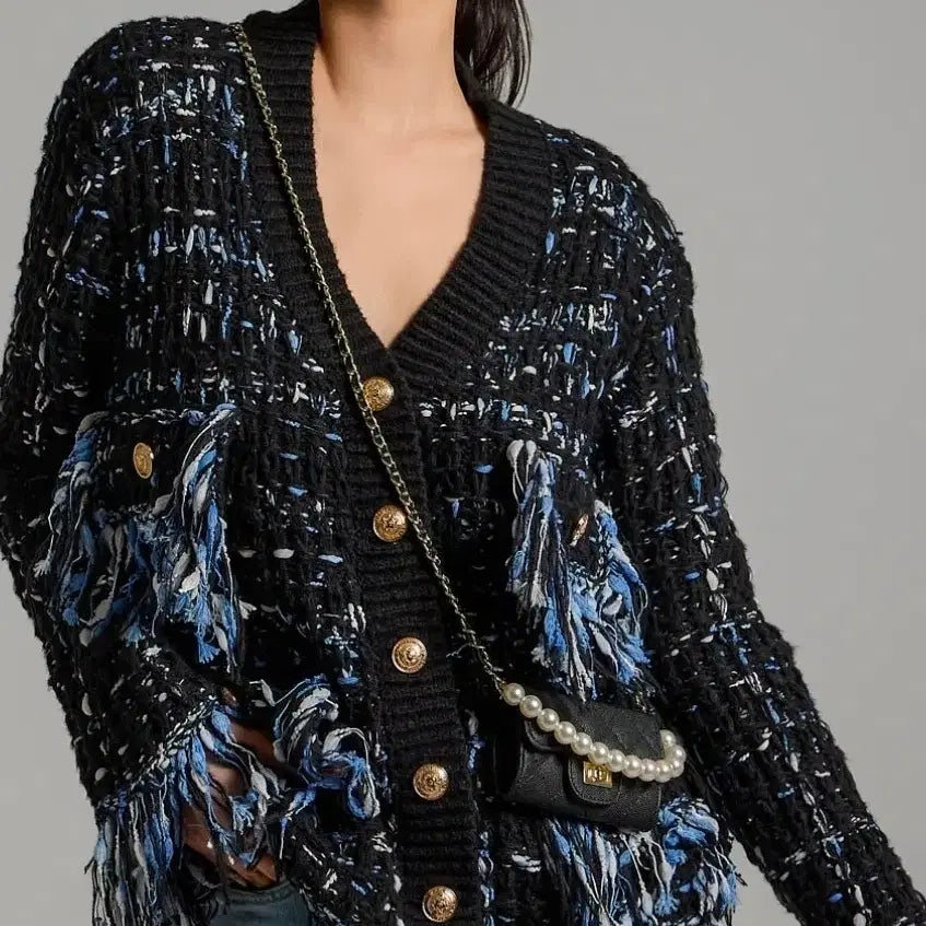 [BUNJANG] Dint Stylish Polyester Cardigan / 딘트] 폴리에스테르 소재의 스타일리쉬 가디건