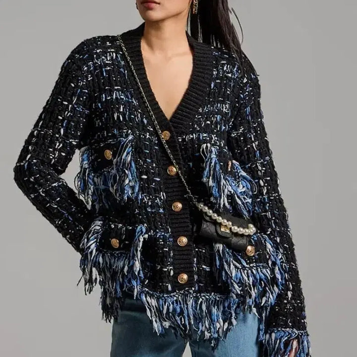 [BUNJANG] Dint Stylish Polyester Cardigan / 딘트] 폴리에스테르 소재의 스타일리쉬 가디건