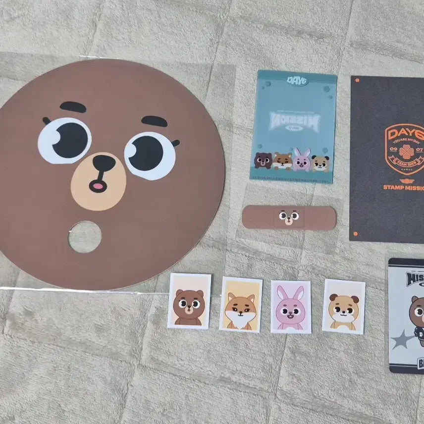 [BUNJANG] Day6 Mission 9 Fan Event Bundle Set / 데이식스 미션나인 팝업 부채 증사 밴드 일괄