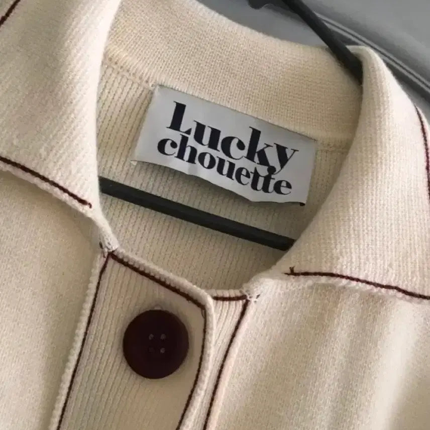[BUNJANG] Lucky Chouette Knit Jacket / 럭키슈에뜨] 니트 자켓