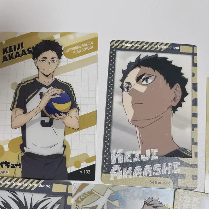 [BUNJANG] Haikyu!! Bokuto Akaashi Card Bundle Set / 일괄) 하이큐 보쿠토 아카아시 카드 스냅마이드 웨하스 지류 다이소