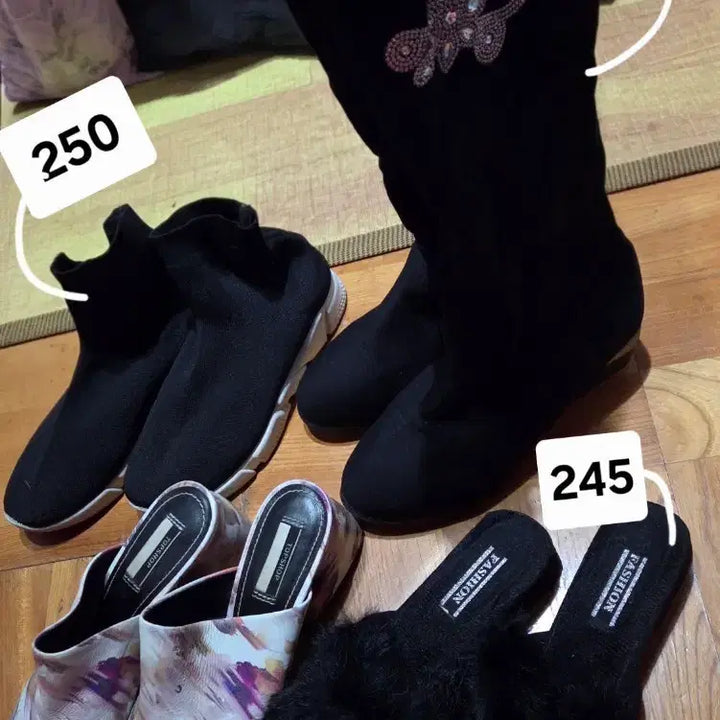 [BUNJANG] Assorted Shoes Collection / 신발/부츠 모음 (뮬, 슬리퍼, 부츠, 운동화)