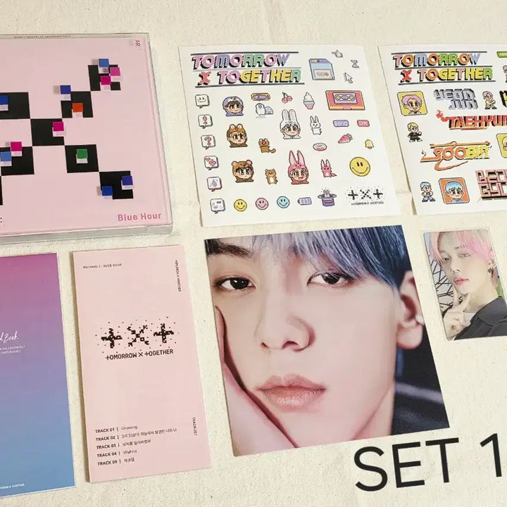 [BUNJANG] TXT Yeonjun Blue Hour AR Version Album + Photocard Bundle Set / TXT 투바투 블루아워 Blue Hour 앨범 AR버전 + 연준 포카
