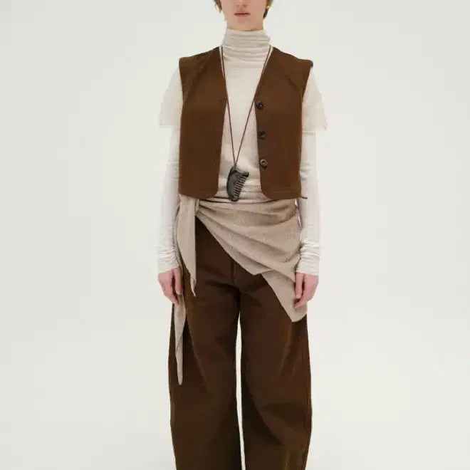 [SOLD OUT] 모노하 코튼 커브 팬츠 cotton curve pants