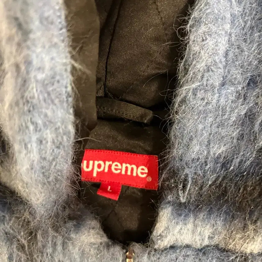 [BUNJANG] Supreme Alpaca Hooded Zip-up / 슈프림 알파카 후드집업