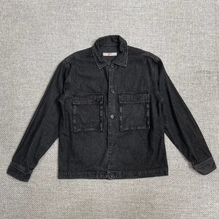 [BUNJANG] 8 Seconds Black Denim Shirt M / 8세컨즈 블랙 데님 셔츠 M