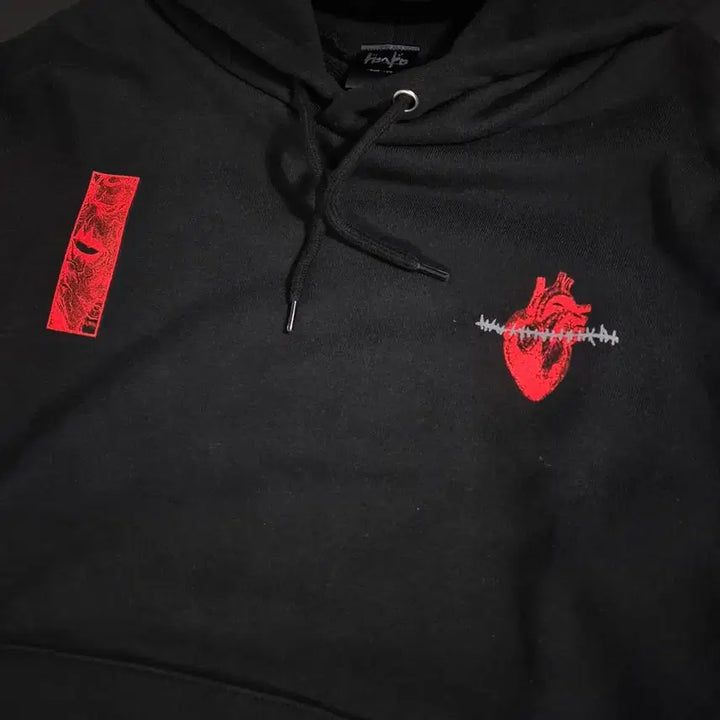 [SOLD OUT] 도로헤도로 신 백프린팅 후드티 L사이즈