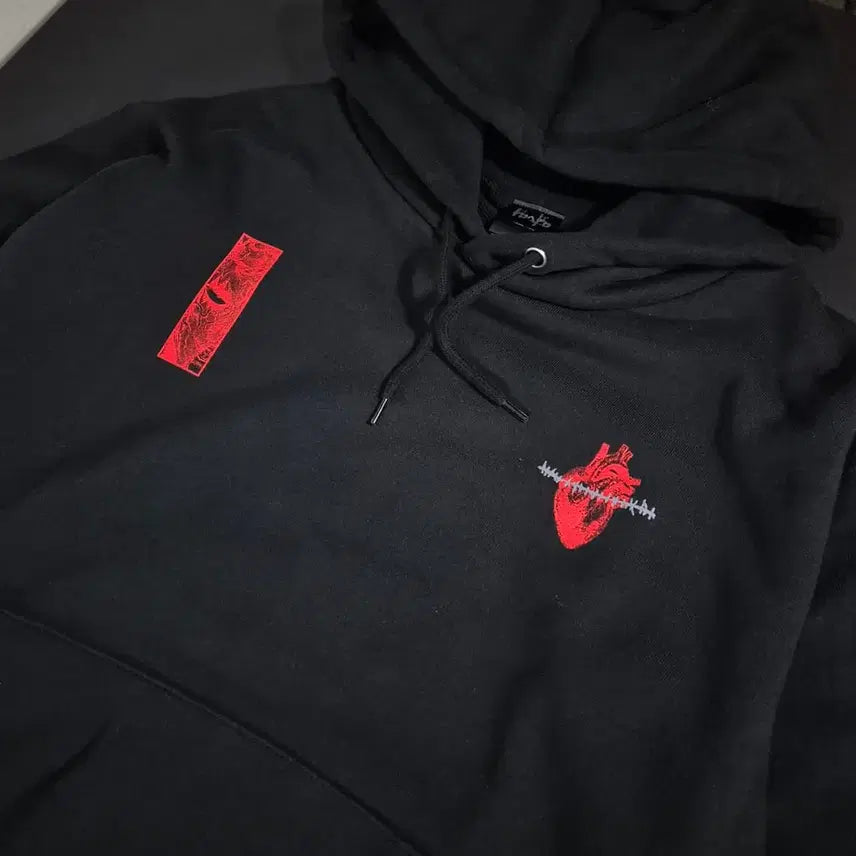 [SOLD OUT] 도로헤도로 신 백프린팅 후드티 L사이즈