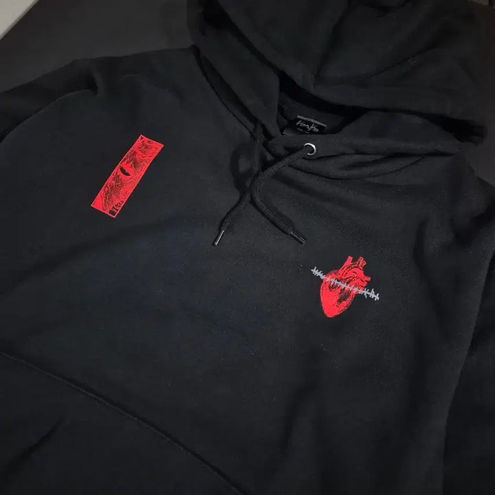 [SOLD OUT] 도로헤도로 신 백프린팅 후드티 L사이즈