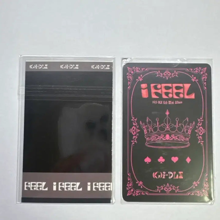 [BUNJANG] (G)I-DLE  Woogi &amp; Shuhua I FEEL Photocard / (여자) 아이들 I FEEL 포카 우기 슈화