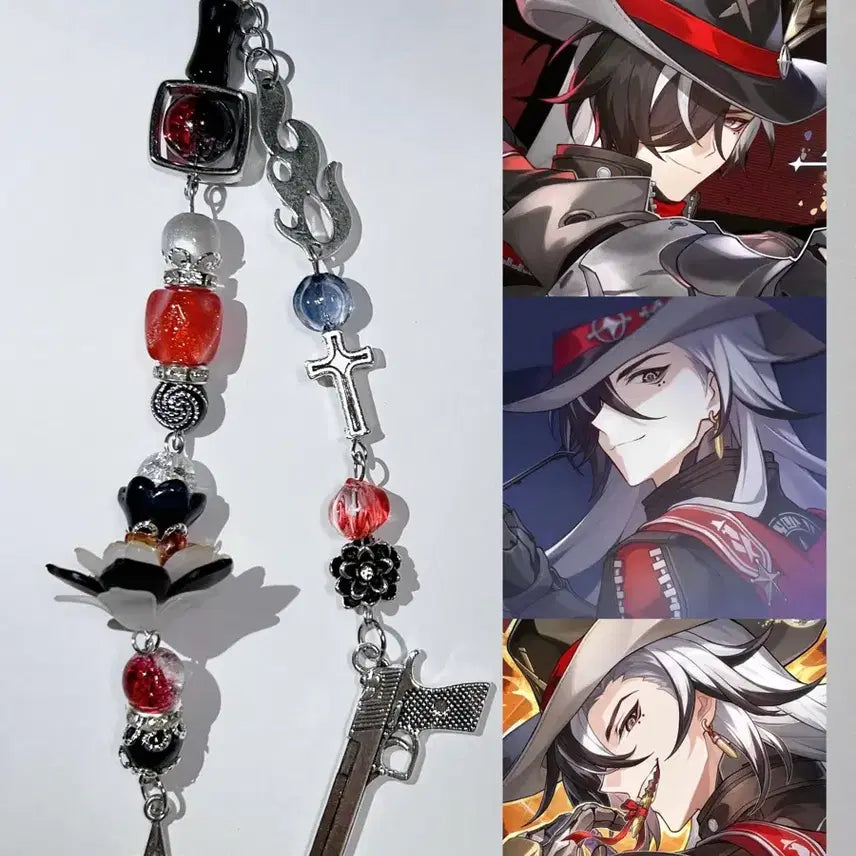 [BUNJANG] Honkai: Star Rail Boothill Acrylic Keychain / 붕괴스타레일 부트힐 st 비즈 키링 핸드폰 고리 책갈피 키체인