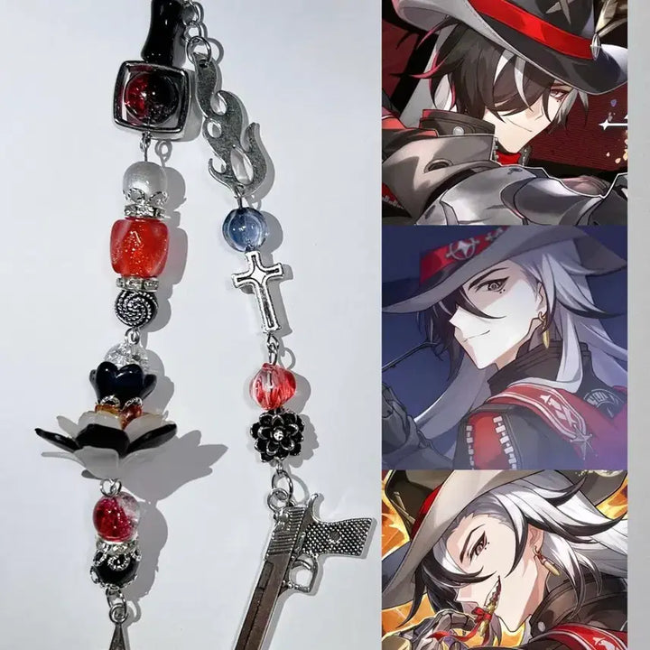 [BUNJANG] Honkai: Star Rail Boothill Acrylic Keychain / 붕괴스타레일 부트힐 st 비즈 키링 핸드폰 고리 책갈피 키체인