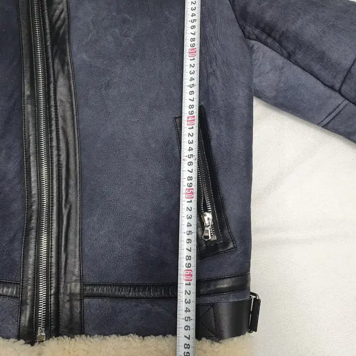 [BUNJANG] System Homme B-3 Shearling Jacket / 시스템옴므 무스탕 램스킨 리얼 양털 b-3 자켓 95
