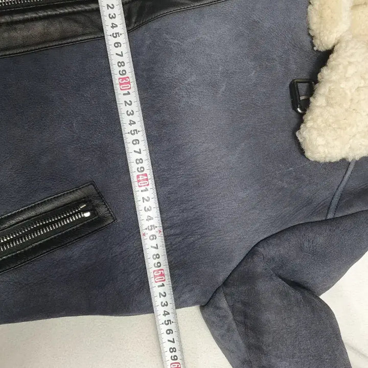 [BUNJANG] System Homme B-3 Shearling Jacket / 시스템옴므 무스탕 램스킨 리얼 양털 b-3 자켓 95