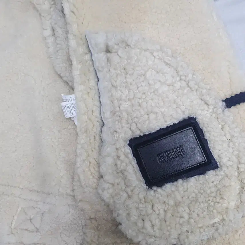 [BUNJANG] System Homme B-3 Shearling Jacket / 시스템옴므 무스탕 램스킨 리얼 양털 b-3 자켓 95