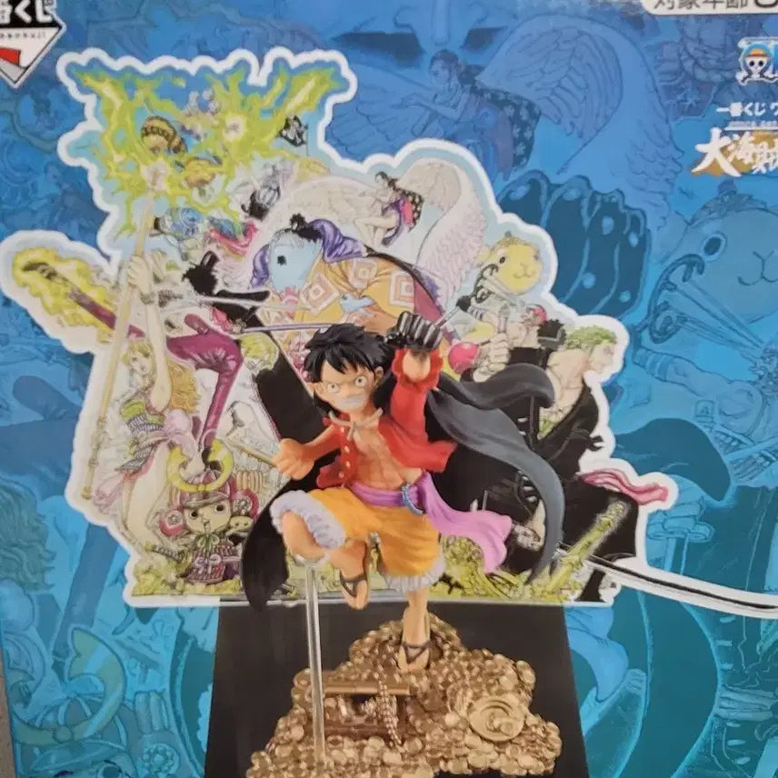 [SOLD OUT] ] 원피스 몽키 D 루피 피규어 B상 WT100 기념 오다 에이치로 대해