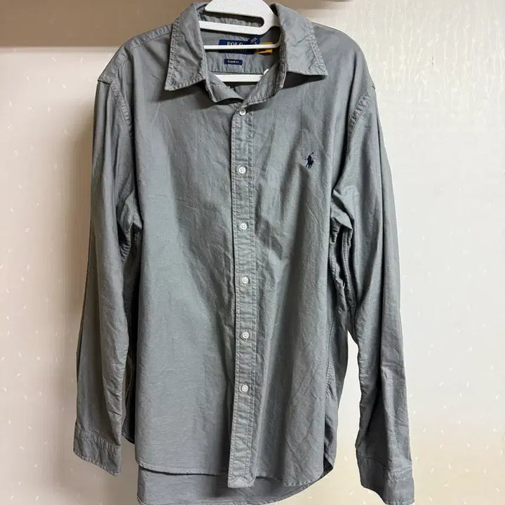 [BUNJANG] Polo Ralph Lauren Classic Fit Shirt Grey XL / 폴로 랄프로렌 클래식 핏 셔츠 그레이 XL