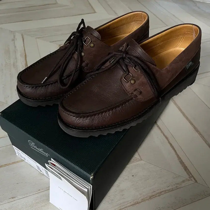 [BUNJANG] Paraboot Chimey Boat Shoes Loafers / [8,265~270]파라부트 다이버스 보트화 덱슈즈 로퍼