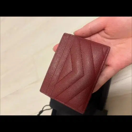 [BUNJANG] Saint Laurent Matelassé Card Wallet / 생로랑 마틀라세 카드지갑
