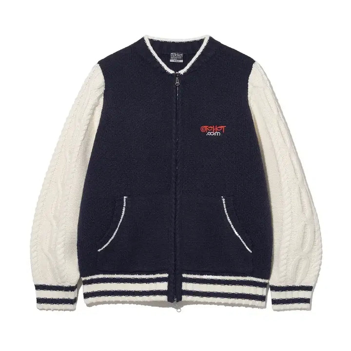 [BUNJANG] Teket T.R.G. Knit Cardigan Navy / 테켓 teket 티알지 니트집업 네이비